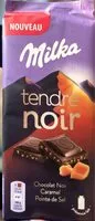 Sokerin määrä sisällä Tendre noir caramel pointe de sel
