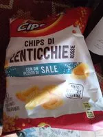 चीनी की मात्रा Chips di Lenticchie rosse