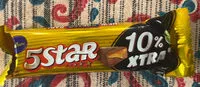 Amount of sugar in 5 star chocolate