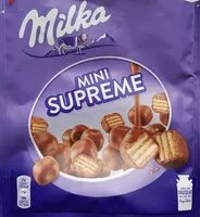 Amount of sugar in Milka Mini Supreme