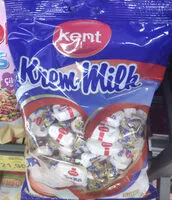 Sokerin määrä sisällä Krem Milk