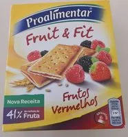 入っている砂糖の量 Fruit & fit frutos vermelhos