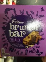 入っている砂糖の量 Brunch Bar Raisin 6 Pack