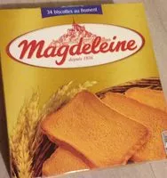 Sucre et nutriments contenus dans Magdeleine