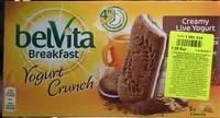 Sucre et nutriments contenus dans Belvita breakfast