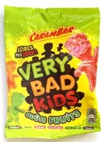 Sucre et nutriments contenus dans Very bad kids