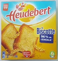 入っている砂糖の量 Lu - Heudebert Biscottes, 290g (10.2 oz)