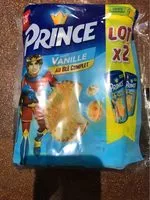 含糖量 Prince - goût vanille au blé complet