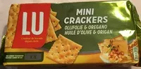 Jumlah gula yang masuk Mini crackers huile d'olive & origan