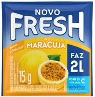Amount of sugar in Refresco Em Pó Maracujá Fresh Pacote 15g