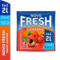 Amount of sugar in Refresco Em Pó Guaraná Fresh Pacote 15g