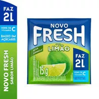 Amount of sugar in Refresco Em Pó Limão Fresh Pacote 15g