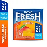 Amount of sugar in Refresco Em Pó Manga Fresh Pacote 15g
