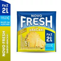 Amount of sugar in Refresco Em Pó Abacaxi Fresh Pacote 15g