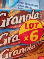 Amount of sugar in Granola - Biscuits sablés nappés de chocolat au lait