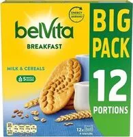 Cantidad de azúcar en Breakfast Biscuits Milk & Cereals Packs