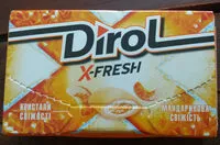 Sugar and nutrients in Dirol