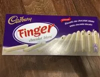 入っている砂糖の量 Finger chocolat blanc