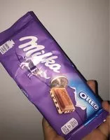 Suhkur ja toitained sees Milka oreo