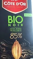 Amount of sugar in Chocolat Bio noir 85%