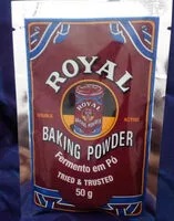 糖質や栄養素が Royal baking powder