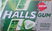 含糖量 HALLS MAX GUM