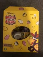 Quantité de sucre dans Cadburys mini eggs