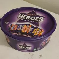 入っている砂糖の量 Heroes Chocolate Tub