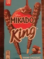 Количество сахара в Mikado king - Biscuits nappés de chocolat