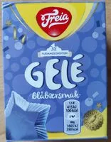 入っている砂糖の量 Gelé Blåbærsmak