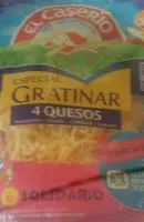 Sokerin määrä sisällä Queso rallado 4 quesos para gratinar