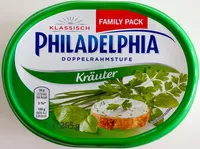 Zucker und Nährstoffe drin Philadelphia klassisch