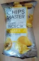 Sucre et nutriments contenus dans Chips master