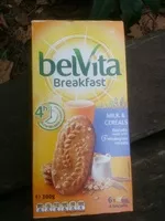 含糖量 BelVita Breakfast Milk & Cereals