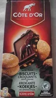 Chocolats noirs aux biscuits