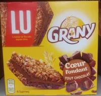 Cantidad de azúcar en Grany  - Barre céréalière fourrée au chocolat