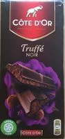 Cantidad de azúcar en noir truffé