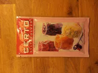 入っている砂糖の量 Certo syltepulver