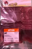 चीनी की मात्रा bündnerfleisch