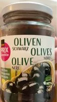 Quantité de sucre dans Oliven schwarz entsteint | Olives noires dénoyautées