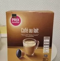 入っている砂糖の量 Coop prix garantie café au lait