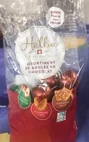 Quantité de sucre dans Assortiments de boules en chocolat