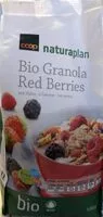 Zuckermenge drin Bio Granola Red Berries à l'avoine