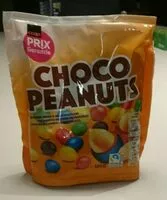 Quantité de sucre dans Choco Peanuts
