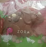 Quantité de sucre dans Zora Dino en chocolat
