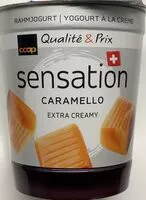 Jumlah gula yang masuk Sensation Caramello