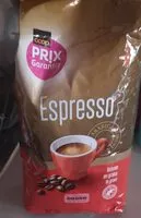 चीनी की मात्रा Espresso