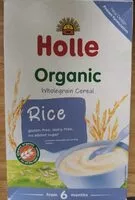 Cantidad de azúcar en Wholegrain rice cereal