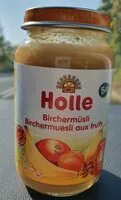 Cantidad de azúcar en Birchermuesli Aux Fruits Bio Holle