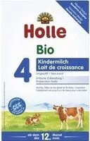 Cantidad de azúcar en Holle Folgemilch 4, 600 GR Packung